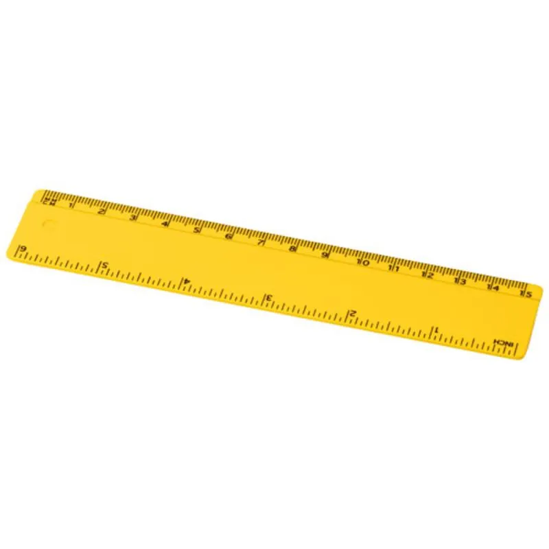 Regla de plástico reciclado de 15 cm Refari